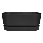 greenville terrace trough 80cm wheels living black